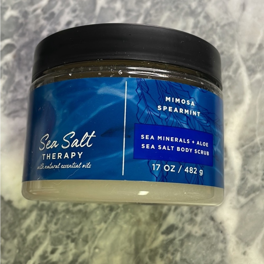 Bath and Body Works Sea Salt‎ Scrub Mimosa Spearmint